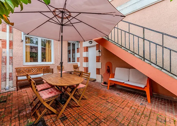 La Palmeraie 300m Plage, Calme アルカション